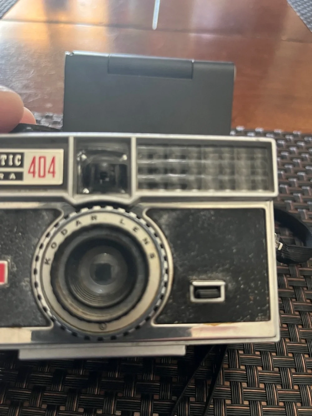 Kodak Instamatic 404 Black and Silver Pocket Film Camera